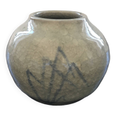 Crackle celadon ball vase