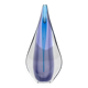 Flavio Poli Sommerso "Teardrop" vase Murano glass Seguso Italy 1960