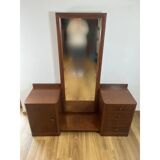 Dressing table - Walnut veneer entryway cabinet, 1940