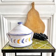 Old vegetable soup tureen