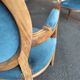 Pair of armchairs old medallion style louis xvi