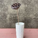 White opaline vase