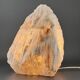 Large brutalist table lamp - alabaster - 1970s - vintage - made in Italy