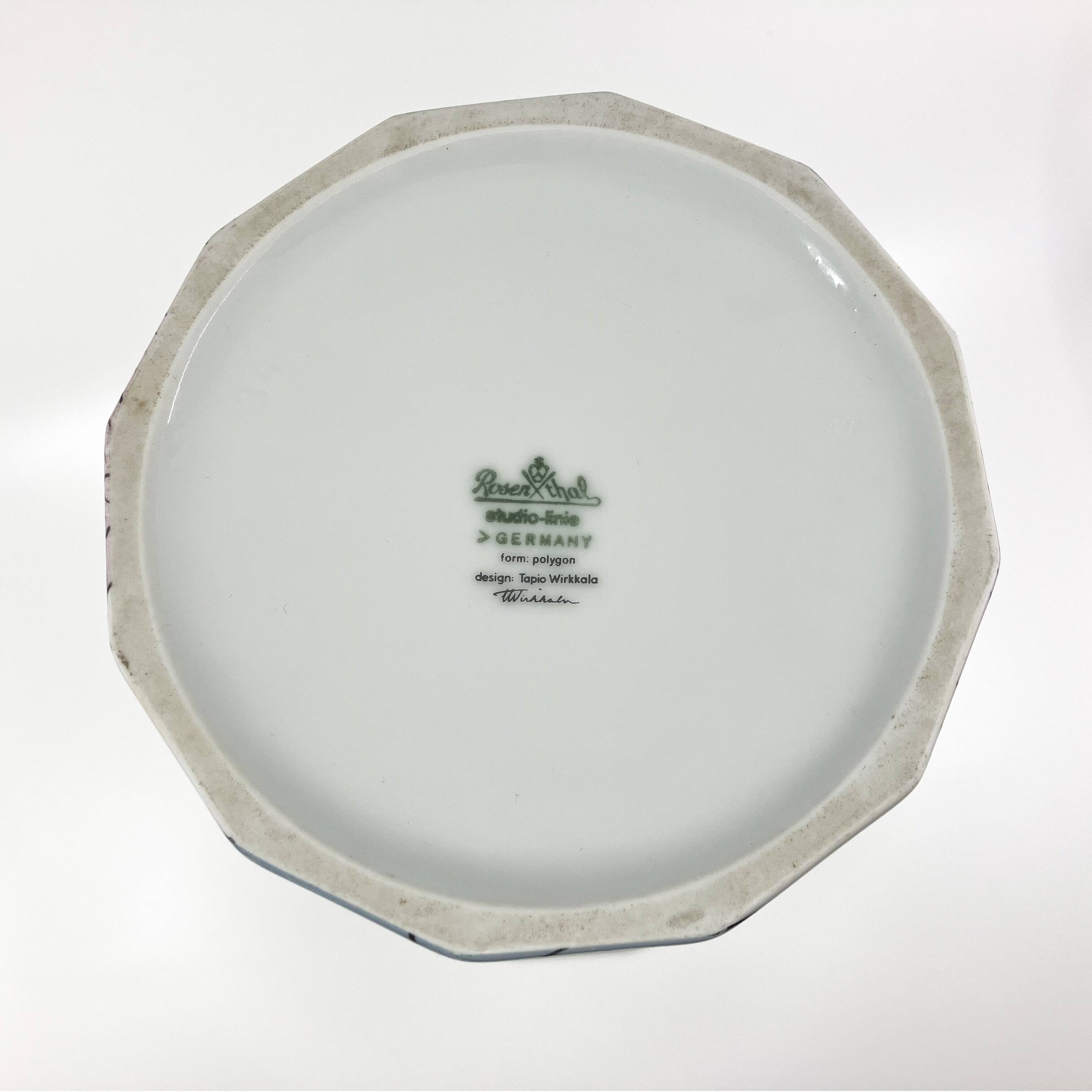 Large porcelain vase • Rosenthal • Tapio Wirkkala • Germany 1979