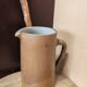 Set of 3 pieces of antique rustic French stoneware ceramic.