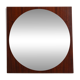 Rosewood Veneer Geometric Mirror