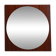 Rosewood Veneer Geometric Mirror