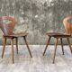 Pair of Baumann ant bistro chairs