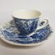 Tea set 6 cups and undercups Earthen Gien Wedgwood earthenware