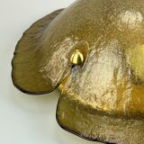 60s 70s Peill & Putzler ceiling lamp glass space design lamp