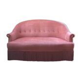 Banquette crapaud rose