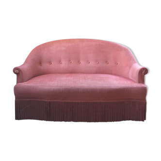 Banquette crapaud rose