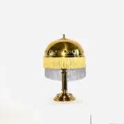 Lampe de table en laiton en forme de champignon par Sölken Leuchten, Allemagne, vers les années 1960.