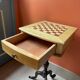 Sycamore and mahogany chess game box