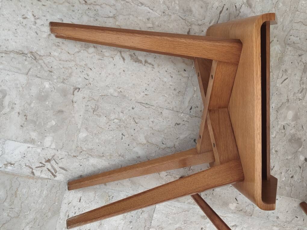 Compass leg bedside tables