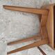 Compass leg bedside tables