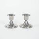Set of metal candlesticks, Italian design, 1970s, made in Italy