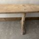 Raw wooden bench