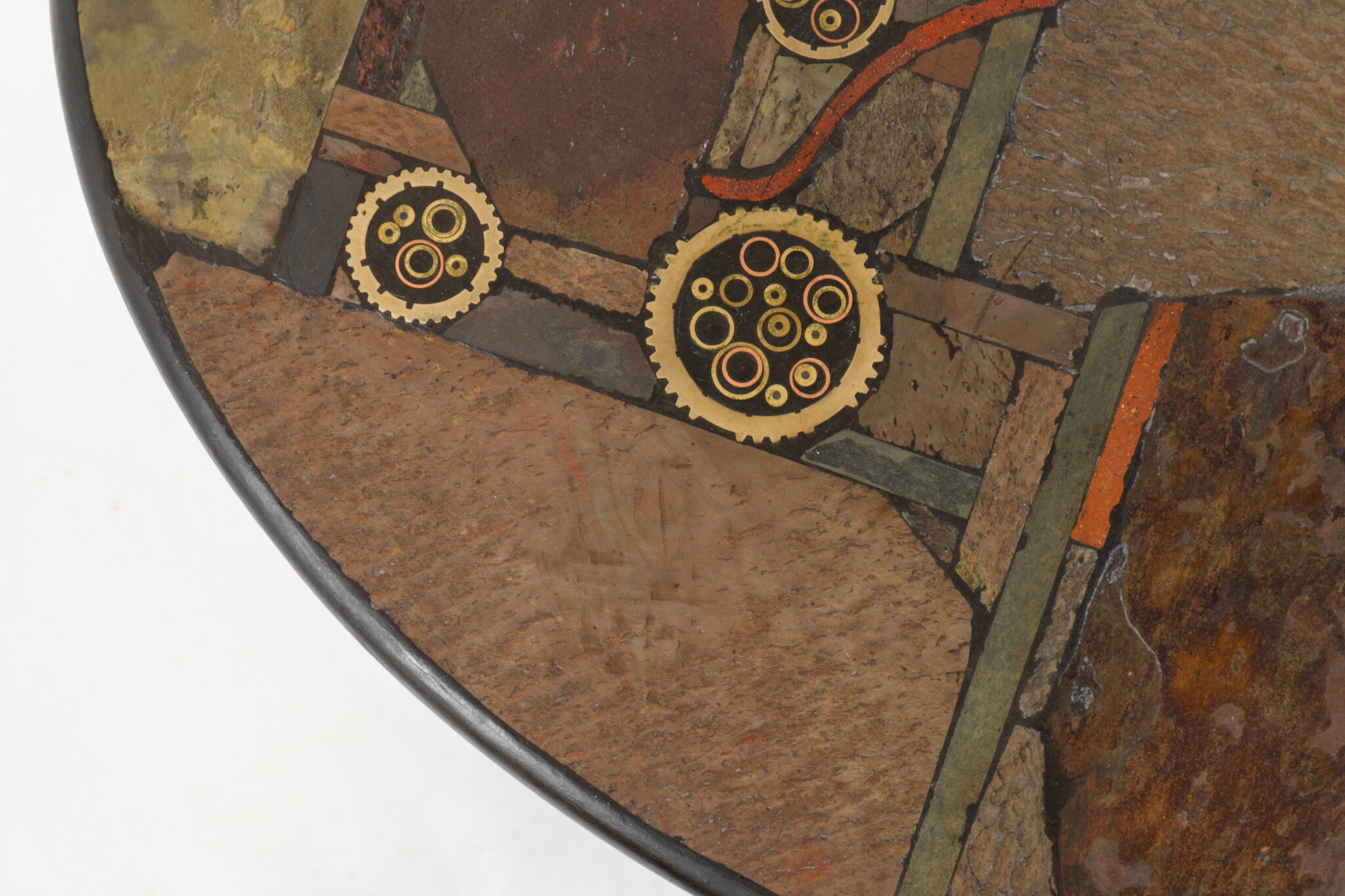 Table basse brutaliste par C. Kneip