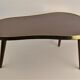 Coffee table tripod bean in formica, vintage 1960