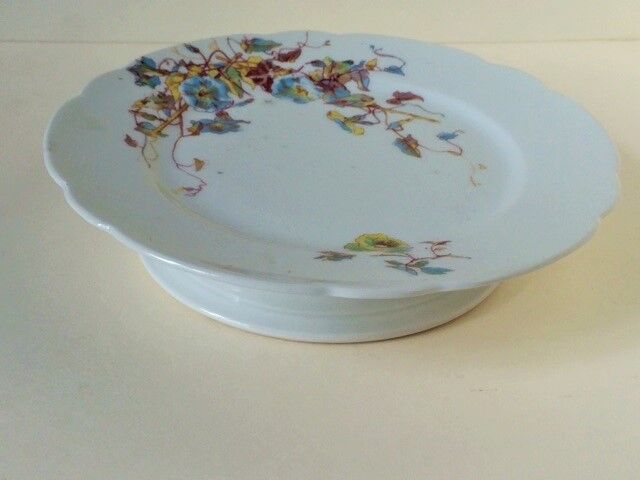 19th porcelain cake plate