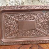 Old brass tray
