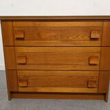 Vintage teak and rosewood chest of drawers from the 70-80s