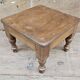 Ancienne table à thé Art déco en teck birman