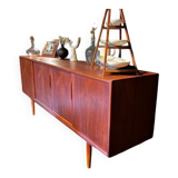 Teak enfilade by Axel Christiansen for Aco Møbler, Denmark, 1960s – Original well preserved, slightly waxed.