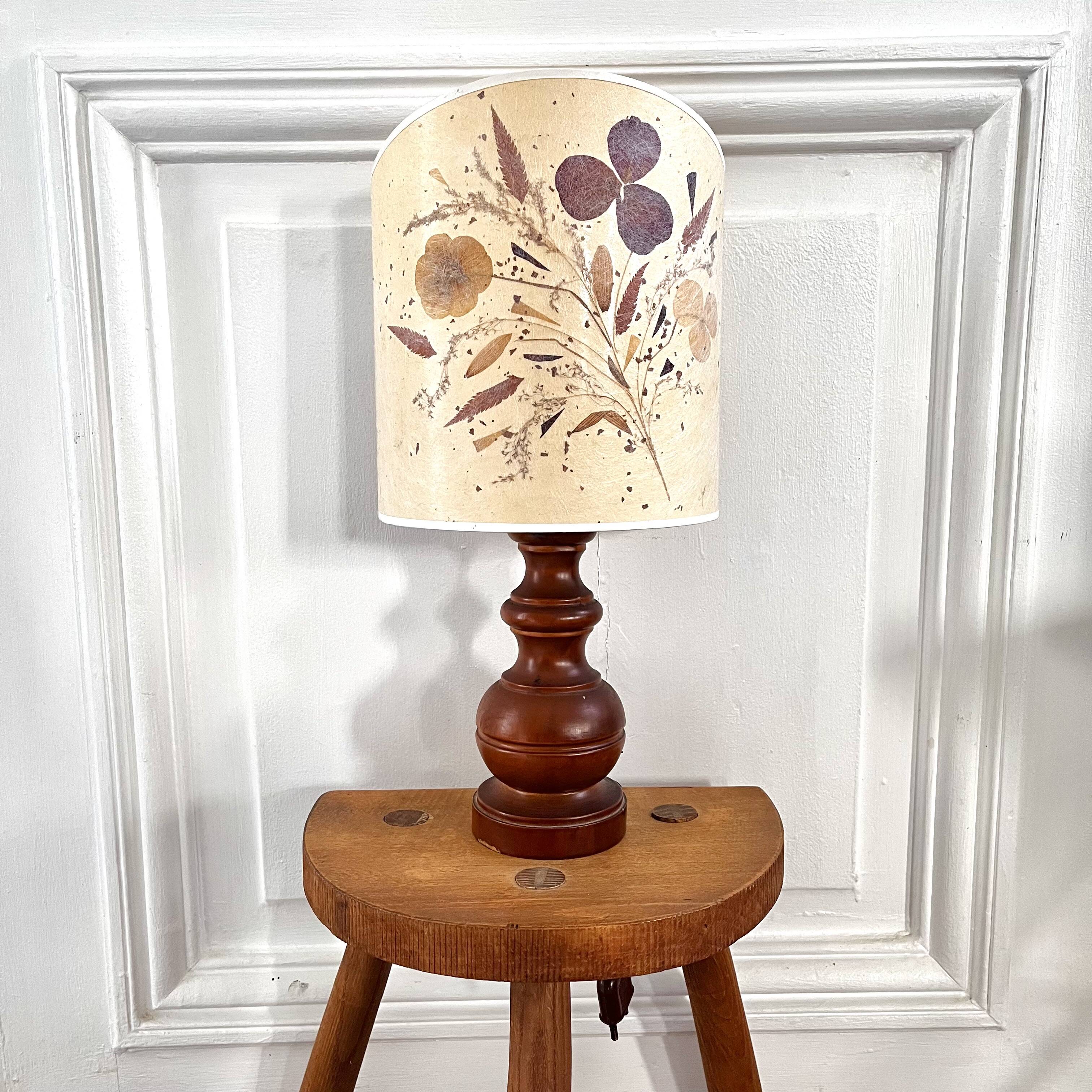 Lampe herbier années 70