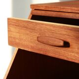 Vintage seat - old telephone cabinet - chippy seats