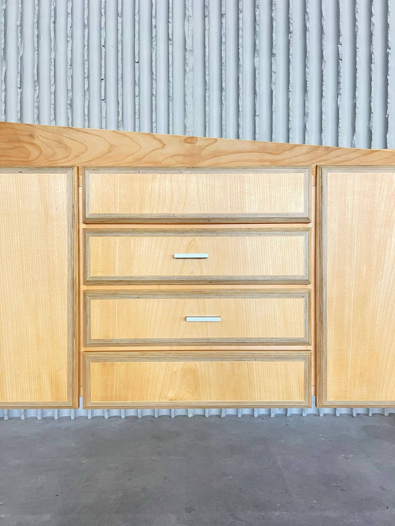Handmade Asymmetrical Sideboard | 1980s