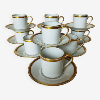 10 tasses à café Ahrenfeldt Limoges