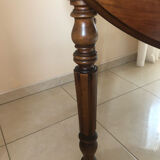 Half moon walnut table