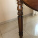 Half moon walnut table