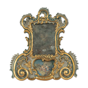 Baroque Mirror, handcrafted, 1960s
