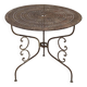 Wrought iron garden table pedestal 1900s