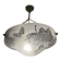 Glass basin decorated with flowers and butterflies Art Deco France Deveau 1925