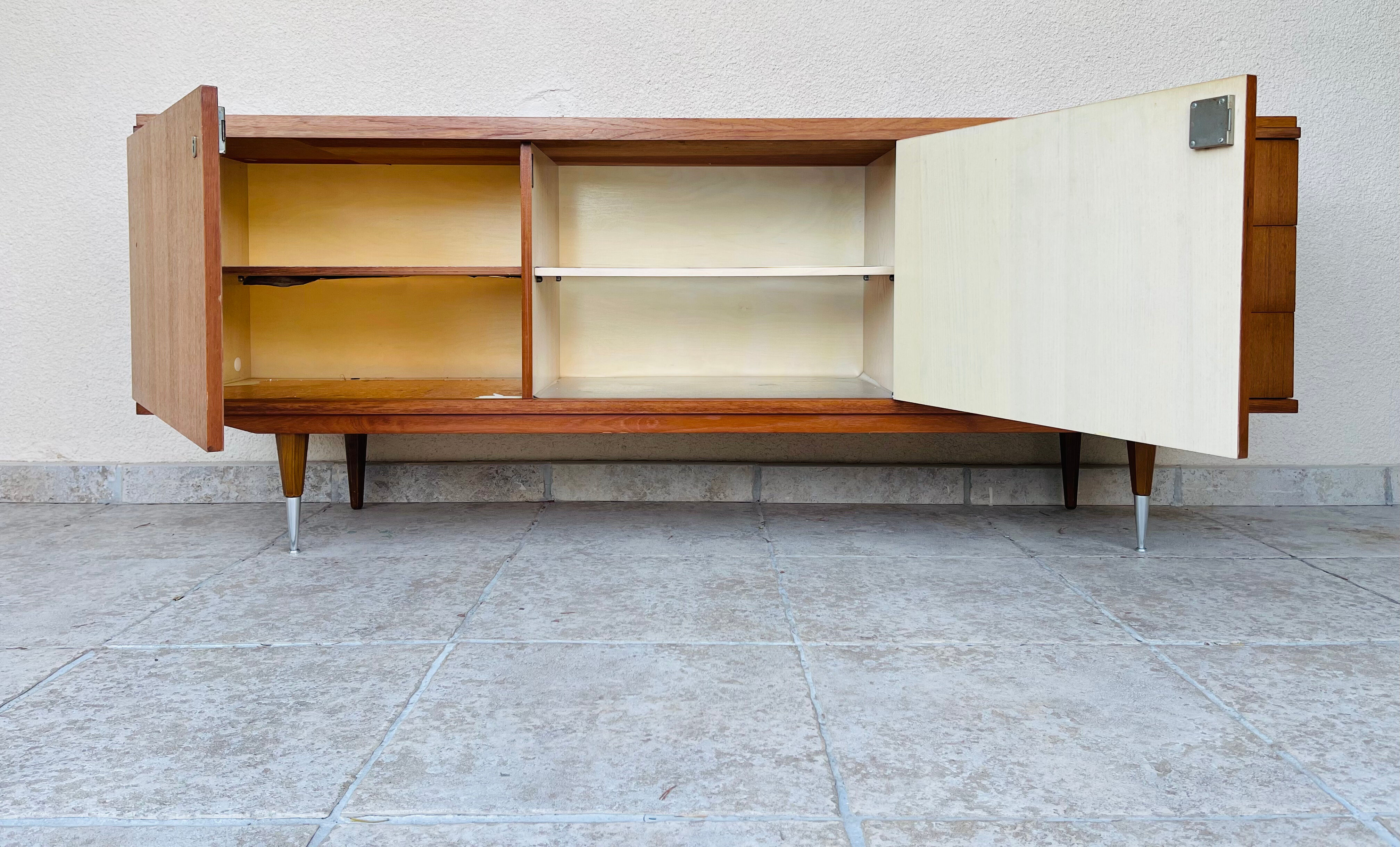 Scandinavian teak row