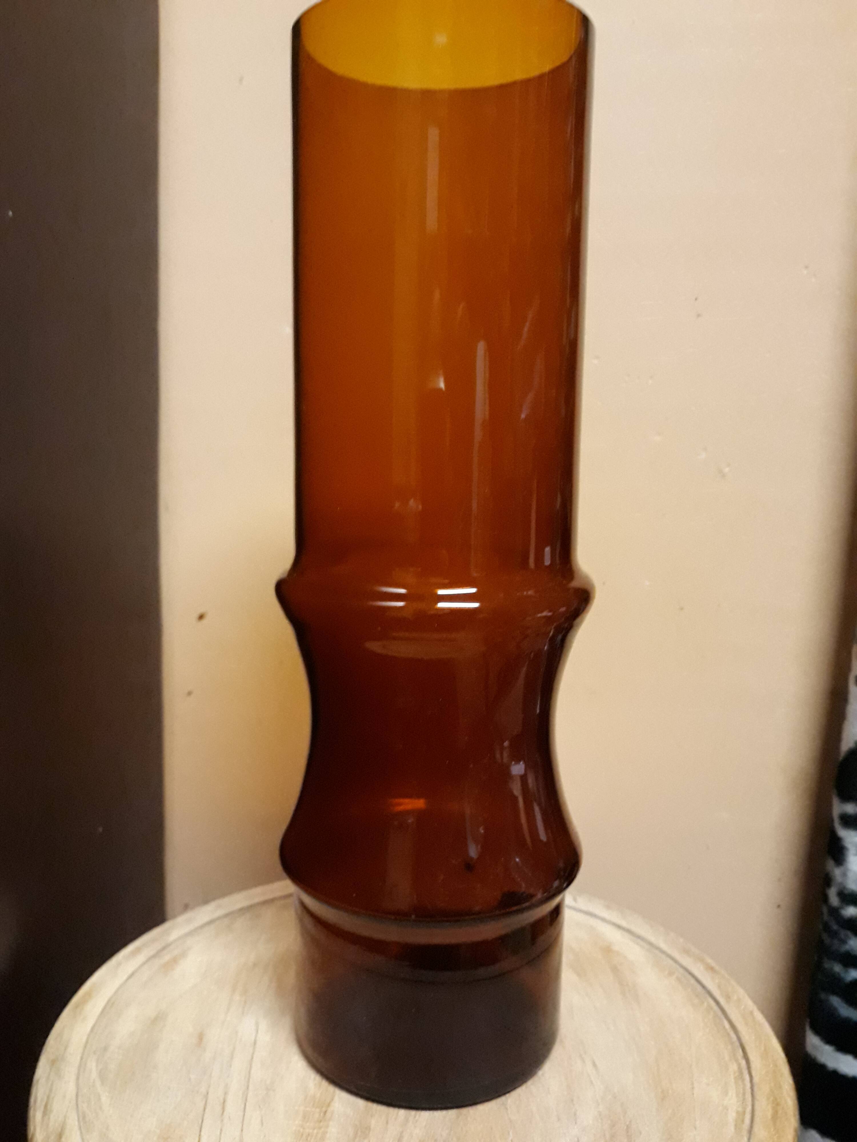 Polish design glass vase