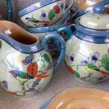 Japanese Iridescent Eggshell Porcelain Cups - Hand Painted