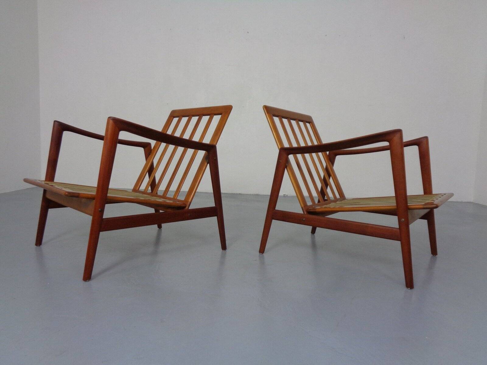 Danish Lounge Chair in Organic Teak by Hans Olsen, 1960s