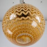 Mid-Century Murano glass sphere chandelier in the style of Venini. 1970