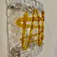Pair of Mazzega murano wall lamps