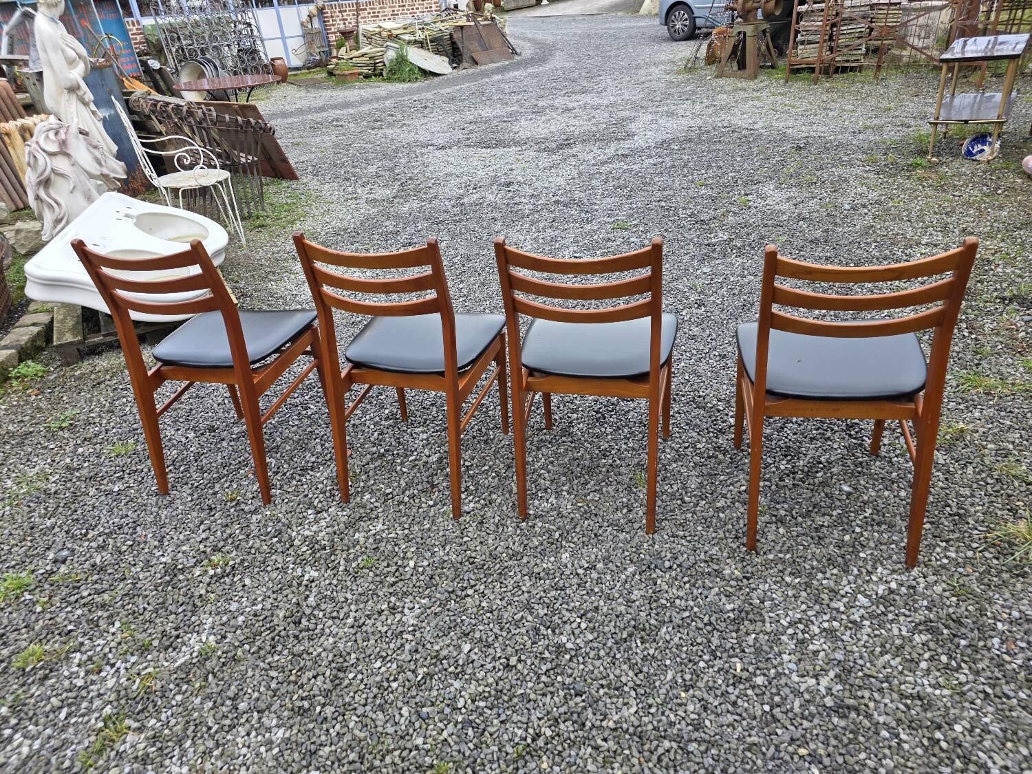 4 Scandinavian chairs from the 1960s