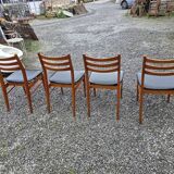 4 Scandinavian chairs from the 1960s