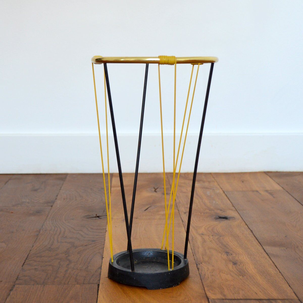 Vintage scoubidou umbrella holder 1950s