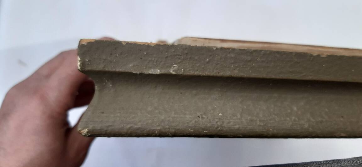 Antique floral painting from France, mid-20th century