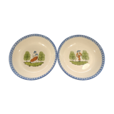Pair of ceramic plates from Saint Clement