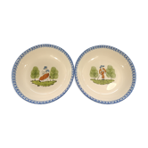 Pair of ceramic plates from Saint Clement
